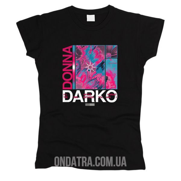 Darko US 02 - Футболка жіноча, Чорний, S, 150 г/кв.м., 1211012