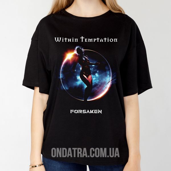 Within Temptation 01 - Футболка оверсайз жіноча Epic, Чорний, XS, 170 г./кв.м., 1225011